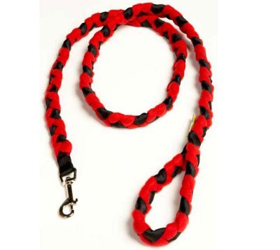 Braided Fleece Snap Leash ~ Several Colors Available!