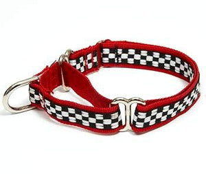 Motor Speedway Red Martingale Dog Collars